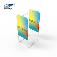 Milindisplays Nouveau design de table pliante pour exposition, réception, stand pliable, table de promotion, présentoir pour exposition, événement, exposition