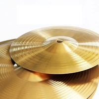 Wholesale 8/10/12/14/16/18/20 Inch Alloy Brass Professional Drum Cymbals