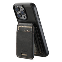Coque de téléphone magnétique avec fente pour carte, béquille et chargement sans fil pour iPhone 18 Pro Max, Samsung S26 Ultra, Google Pixel 11 Pro