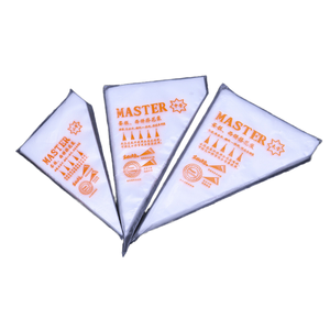 Paquete de 100 bolsas de pastelería con logotipo personalizado, decoración S/M/L en forma de triángulo, estilo Simple de grado alimenticio para decoración de postres - Product Image 6