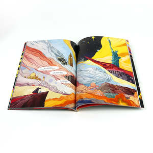 Impresión de Libros de Novela de Fantasía con Tapa Dura Personalizada A4 A5, Servicios de Bordes Pintados para Colecciones de Novelas Gráficas - Product Image 3