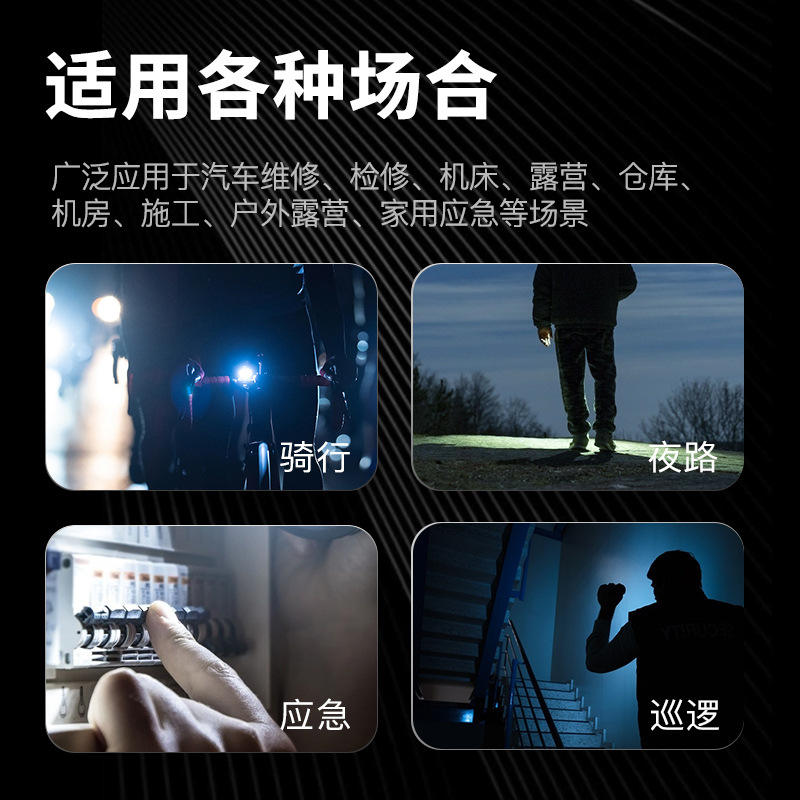 Yage Led High-Intensity Flashlight Charging Outdoor Emergency Lighting ...