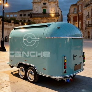 Camion de nourriture à remorque de concession unique standard à vendre chariot de bar à bière entièrement équipé - Product Image 3