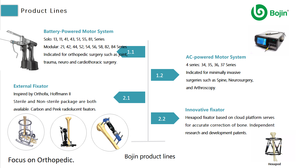 Bojin alat listrik BJ3407-IV, obeng listrik presisi Driver pintar untuk operasi Maxillofacial - Product Image 6