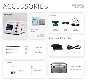 Máquina de Láser de Diodo de 980nm y 1470nm, Portátil, para Eliminación de Hongos en las Uñas, Arañas Vasculares, Vasos Sanguíneos, Lipólisis, Endoláser - Product Image 6