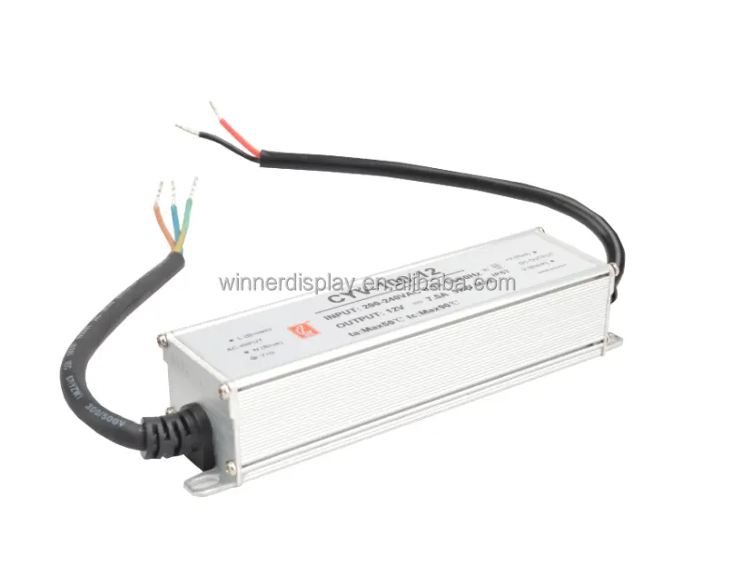 100W 200W 300W 400W Netzteil Großhandel Lager wasserdichtes Netzteil 12V für LED-Zeichen/LED-TV-Wand