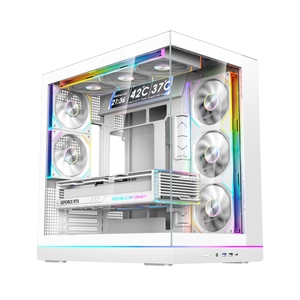 Boîtier <span class=keywords><strong>PC</strong></span> K-285ATX Gaming ATX en verre trempé, <span class=keywords><strong>vente</strong></span> en gros directe d'usine, boîtiers d'ordinateur de jeu avec TYPE-C - Product Image 4