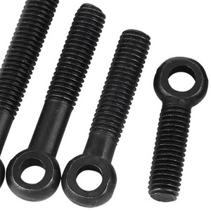 Goupilles à œil en acier au carbone finition oxyde noir GB/T 798, tailles M3-M60, avec œillets en forme d'œil de poisson, boulons traversants - Product Image 3