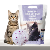 Litière pour chat en gel de silice cristallin sans poussière, vente en gros directe usine, emballage design, déodorant, sable pour chat en vrac