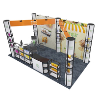 Stand d'exposition modulaire portable de haute qualité 3x3 10x10, équipement pour stand de salon professionnel
