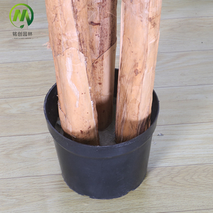 ต้นบอนไซประดิษฐ์สำหรับตกแต่งในร่มกระถางกล้วยปลอมพืชสีเขียวประดิษฐ์สำหรับตกแต่งบ้านและสำนักงาน - Product Image 6