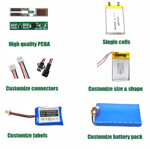 <span class=keywords><strong>3</strong></span>.7V 600Mah 500Mah 450Mah 400Mah 300Mah 250Mah 50Mah Lithium Polymeer Batterij <span class=keywords><strong>3</strong></span> 7V Volt Li Po Ion Lipo Batterij - Product Image 3