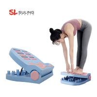 Haute qualité, hauteur réglable, inclinaison du pied, étirement du mollet, étirement incliné, planche d'étirement avec rouleau de massage du pied