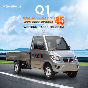 KEYU Pick-up électrique de fourgon de marchandises approuvé par le DOT de mini camion de prix usine à basse vitesse - Product Image 2