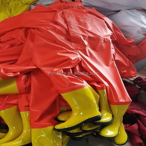 Ropa de protección química de tipo resistente, traje de seguridad de goma para traje de <span class=keywords><strong>derrame</strong></span> químico con cubierta facial química - Product Image 4