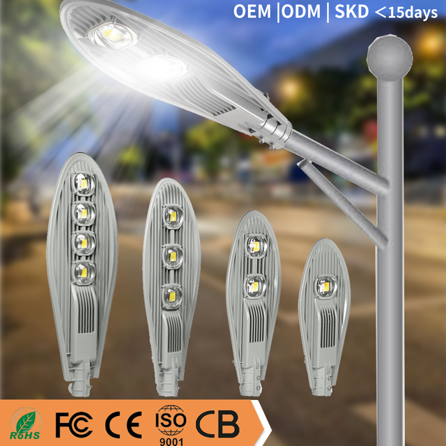 Factory Price Outdoor IP67 AC 50W/100W/150W High Lumen Slim Sword Aluminum LED Street Light