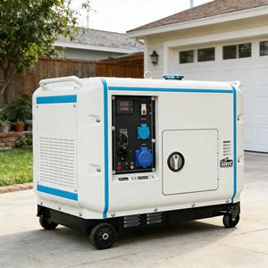 ขายตรงจากโรงงาน เครื่องกำเนิดไฟฟ้าดีเซลทองแดงแท้ 3-20KW เงียบพิเศษ พกพาสะดวก ATS สตาร์ทไฟฟ้า 12V DC ใช้ในบ้าน/เชื่อมโลหะ แอฟริกา พาวเวอร์ - Product Image 1