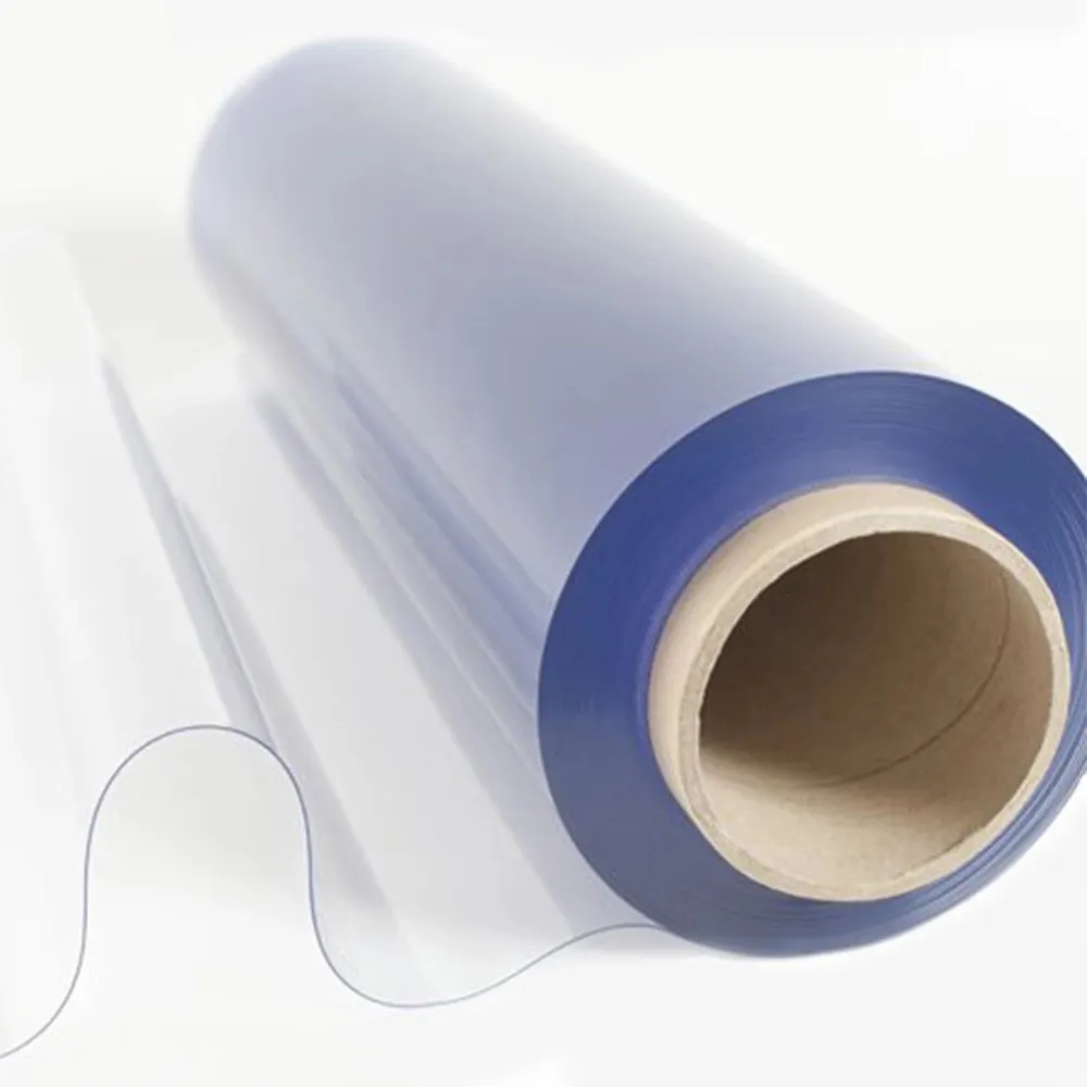 JINCAI-rollo de película de PVC transparente, 0,1, 0,2, 0,3, 0,5mm de espesor, cristal Normal, película de Pvc supertransparente, precio de fábrica