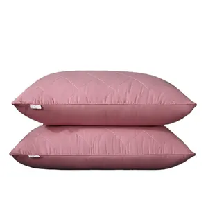 Groothandel Hoge Kwaliteit Home Aangepaste Luxe Wit Grijs Roze Blauw Down En Veer Standaard Kleur Microfiber Vullen Kussen