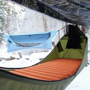 <span class=keywords><strong>Hamac</strong></span> de camping <span class=keywords><strong>avec</strong></span> bâche de protection contre la pluie <span class=keywords><strong>et</strong></span> filet, <span class=keywords><strong>hamac</strong></span> de camping portable double pour l'extérieur <span class=keywords><strong>et</strong></span> l'intérieur - Product Image 4