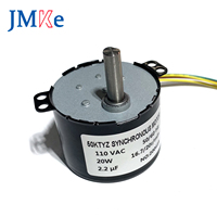Moteur synchrone AC monophasé JMKE 50KTYZ 220VAC, puissance de sortie 6W, en acier, couple élevé, 50Hz, type D, efficacité IE3, petit format