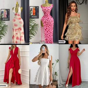 <span class=keywords><strong>Vestidos</strong></span> <span class=keywords><strong>para</strong></span> Mujer, Ropa de Diseño Nuevo, Vestido Maxi de Color Sólido, Vestido Informal <span class=keywords><strong>para</strong></span> Mujer, Marca Sshein, Nuevo - Product Image 2