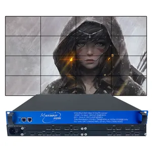 Bitvisus-controlador de pared de 16 canales, reproductor de publicidad para exteriores, 8K, pantalla LCD / LED para interiores, procesador de pared de TV