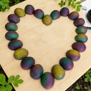 Œuf en sphalerite arc-en-ciel poli de haute qualité, ornement en cristal, sculptures tendance pour la décoration et les cadeaux (vente en gros) - Product Image 3