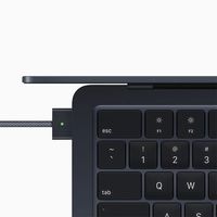 Ordinateur portable Apple MacBook Air M2 13,6 pouces OLED 120 Hz, écran en aluminium, clavier sans fil anglais, série professionnelle, neuf et original