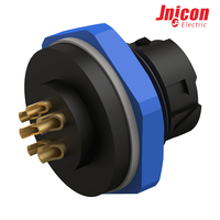 Connecteur hybride étanche M16 2+4 broches mâle-femelle, ensemble de 10A IP67 pour contrôle de capteur