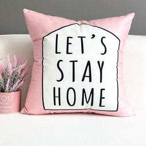 Nordic ins Style <span class=keywords><strong>Pink</strong></span> Girl Sofá Funda De Almohada Funda de cojín Impreso Dedside Car Office Funda De Almohada Funda de cojín - Product Image 6