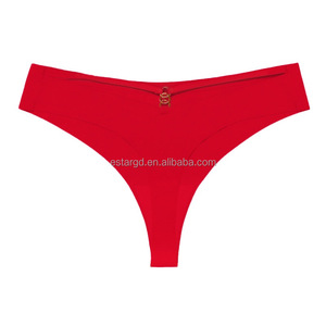 2025 nouvelles femmes sous-vêtements confortable taille basse doux mince anneau rond sans trace sans couture tongs femmes - Product Image 4