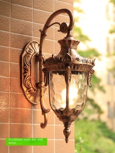 Appliques murales LED rétro étanches pour l'extérieur pour villa, cour, allée carrée, porte d'hôtel et balcon, éclairage décoratif, lampe PC - Product Image 4