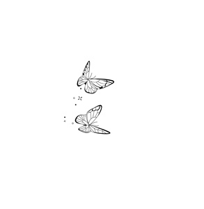 Nouveaux Autocollants <span class=keywords><strong>3D</strong></span> <span class=keywords><strong>Papillon</strong></span> Temporaires Tatouages Papillons et Fleurs Autocollants Colorés Art Corporel Tatouages Temporaires pour Femmes et Enfants - Product Image 3