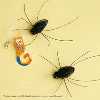 Tête de rechange pour bâtonnet à chat Xidaiyu, jouet insecte simulé pour divertissement intérieur et apaisement des animaux de compagnie