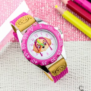 Montre à quartz pour enfants Skye le chien mignon, bracelet en toile, apprentissage de l'heure, montre analogique, montre de dessin animé pour filles, étanche, cadeau pour étudiants - Product Image 3