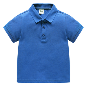 Polo pour enfants personnalisés avec logo, 100 % coton, manches courtes, hauts à enfiler, pour tout-petits, filles et garçons - Product Image 3