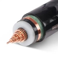 Cables de Energía de 3 y 4 Núcleos, Conductor de Cobre Blindado, Aislamiento XLPE, Media Tensión, Alta Presión, 11kv-35kv, China