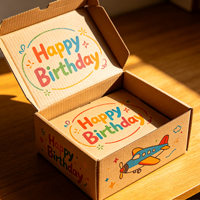 Boîtes d'expédition personnalisées avec impression de logo, emballage en carton ondulé recyclable, emballage pour vêtements, boîtes d'expédition en papier