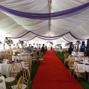 Grande Tente de Réception Blanche à Structure Géométrique pour Location Événementielle, Fêtes et Cérémonies de Mariage - Product Image 3