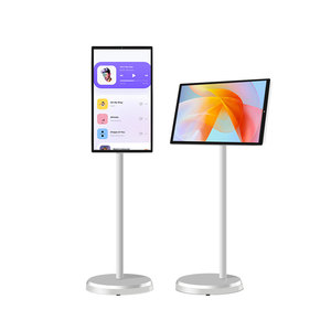 Di động thông minh TV màn hình cảm ứng IPS hiển thị <span class=keywords><strong>21.5</strong></span> inch với đứng 60Hz Tỷ lệ làm mới Android thông minh TV di động với Google App - Product Image 1