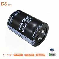 Condensateur électrolytique en aluminium DScon Snap-in 450V 680uF 35*50mm (type à colle dispensée) tolérance 20% haute température