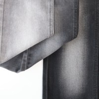 Tela vaquera de alta calidad de 10.3 oz, transpirable, resistente al encogimiento, de algodón, cómoda, elástica, de sarga, para bolsos y zapatos.