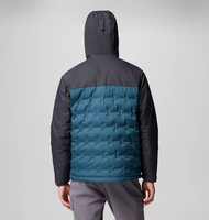 Veste d'hiver chaude et légère pour homme, isolée en duvet, imperméable, durable, résistante à l'usure, avec plusieurs poches, capuche pour la chasse et les sports de plein air