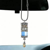Bouteille diffuseur de parfum pour voiture vide en gros, nouveau design, forme hibou, crâne, faucon, goutte d'eau, ambre, rouge, orange