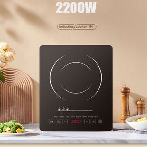 Cuisinière à induction électrique 2200W avec commande tactile, plaque chauffante infrarouge radiante, cuisinière à induction - Product Image 3