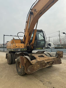 Pelle multifonction sur chenilles originale de la Corée Hyundai 215 d'occasion Hyundai Haute efficacité en bon état en vente - Product Image 4