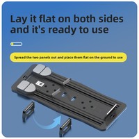Planche de fitness pliable multifonctionnelle pour l'exercice des muscles de la taille et du tronc, 3 kg, légère, pour usage domestique