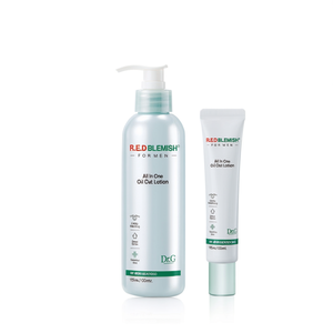 Dr.G R.E.D Blemish For Men All In One Oil Cut Lotion 150mL 30mL Set Soin hydratant pour la peau - Product Image 2