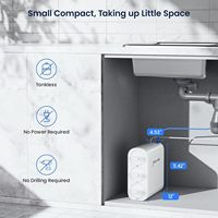 Système de filtration à membrane d'ultrafiltration 0,01 μm sans réservoir, sans électricité, pour purificateur d'eau domestique OEM ODM